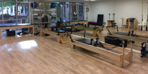 Sage Pilates Studio Oro Valley Tucson with a courtyard garden view